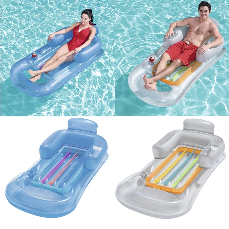 Inflável da Linha Colchão de ar Cama de Dormir do Salão Flutuante para a Festa dos Esportes Flutuação Praia Natação Piscina Flutua Aquáticos 157x89cm