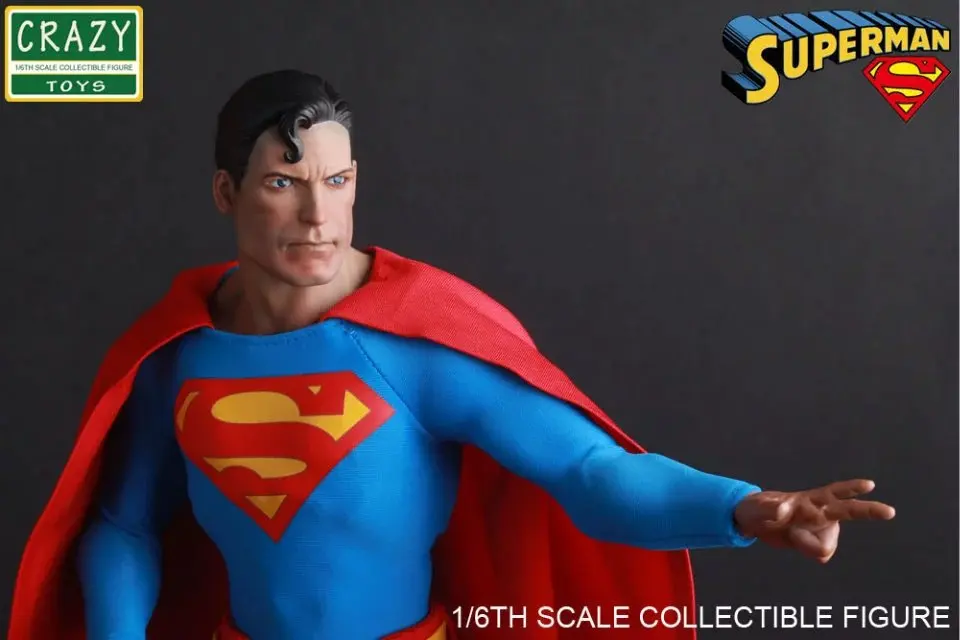 Сумасшедшие игрушки DC Superman Super Man Hero BJD экшн фигурка коллекционная игрушка|Игровые