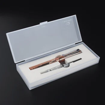 

Jinhao Transparent Fountain Pen Fine 0.38 Nib 0.5mm Silver Clip Student Practise Calligraphy Ink Pens School Office Supplies