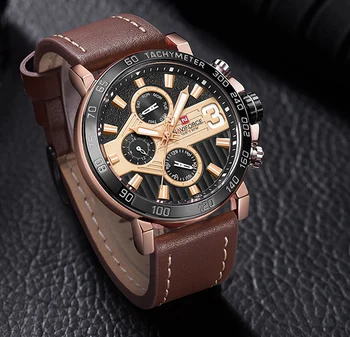 

Naviforce Mens watches Sport luxury Man Watch reloj mujer Top 3ATM Week Clock Men's Analog Quartz 24 Hour Date WristWatches