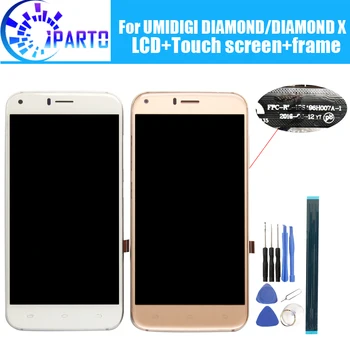 

UMI DIAMOND LCD Display+Touch Screen Digitizer +Frame Assembly 100% Original New LCD+Touch Digitizer for UMIDIGI DIAMOND X