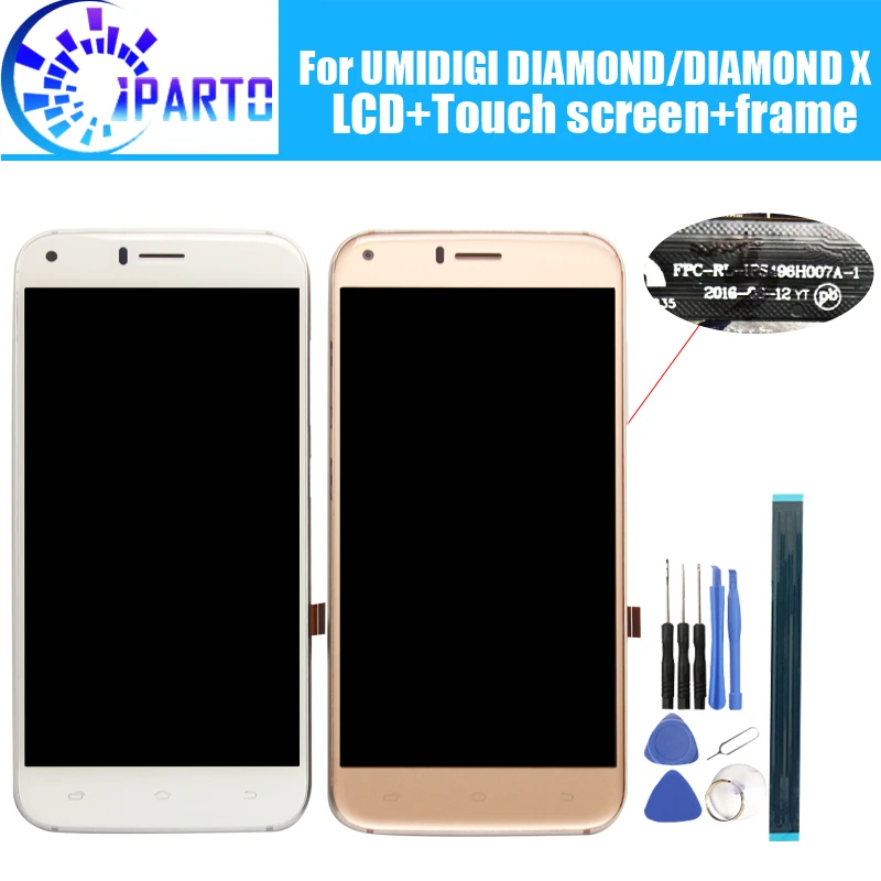 ЖК дисплей UMI DIAMOND + дигитайзер сенсорного экрана рамка в сборе 100% Оригинальный