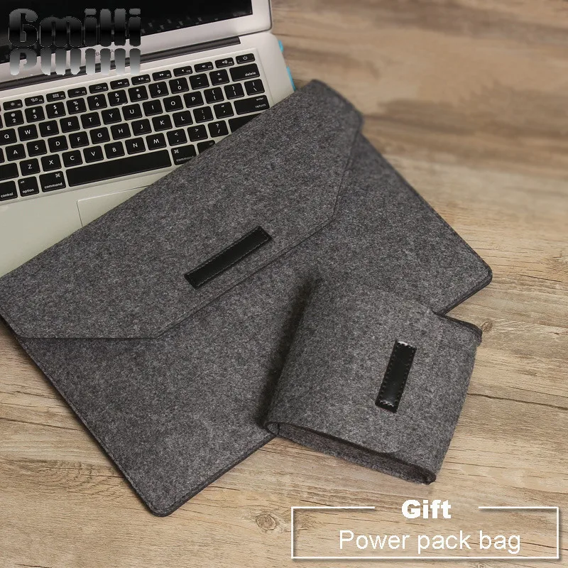 Laptop Sleeve Bag Case For Apple Macbook Air Pro Retina 11 12 13 15/" Cable Bag