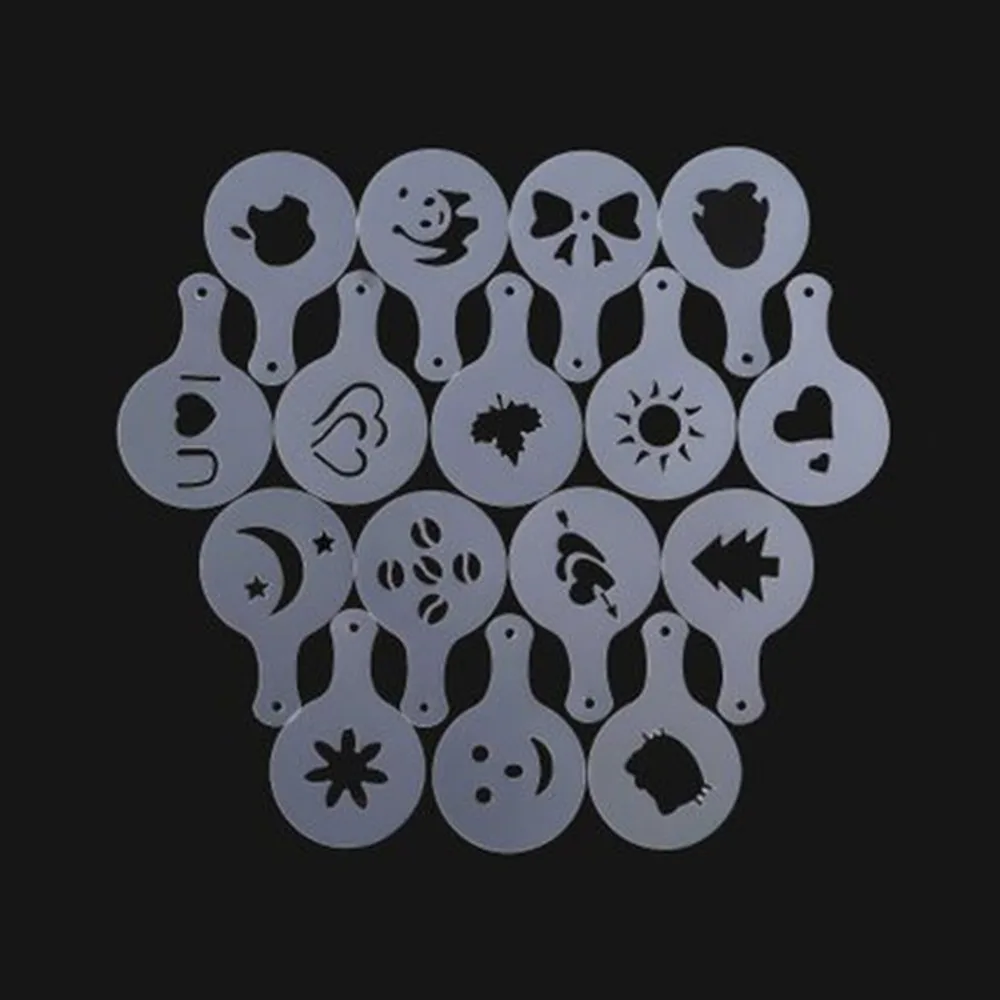 16pcs Cappuccino coffee decorating tool,coffee latte art tool on