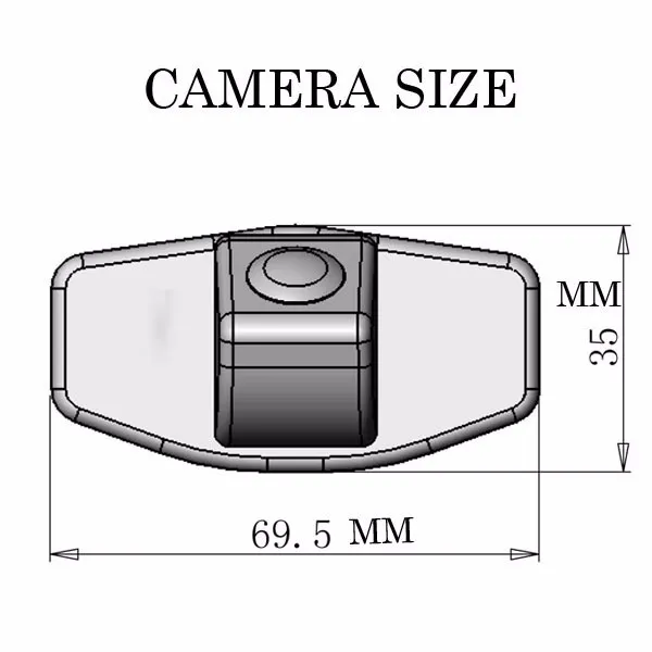 Автомобильная камера заднего вида/парковочная камера/камера заднего вида для Honda City/Fit Sedan 2013 /свет номерного знака OEM