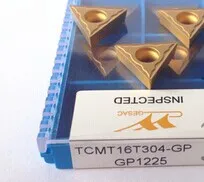 

Free shipping 10 PCS carbide nc blades TCMT16T304/08-GP GP1225 insert STFCR/STUCR external tool Suitable for machining steel