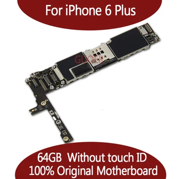 

64GB For iPhone 6 Plus Mainboard 100% Original Unlocked for iphone6 Plus Motherboard without Touch ID logic board