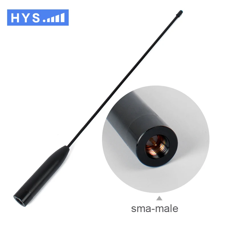 HYS TC-R811 антенна SMA-Male Двухдиапазонная УКВ UHF 435/145 мГц Гибкая широкая антенна для VX-3R UV-5R PX-325 двухстороннее радио