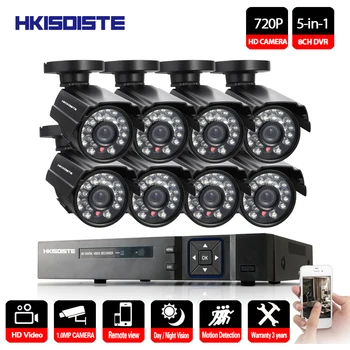 

8CH DVR 1080P HDMI CCTV System Video Recorder 8PCS 2000TVL Home Security Waterproof Night Vision Camera Surveillance Kits