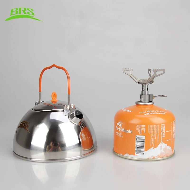 Титановая мини плита BRS для кемпинга портативная газовая карманная пикника|stove
