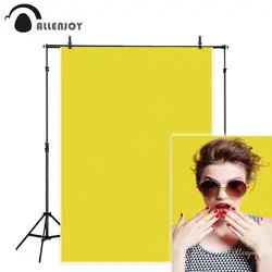 Allenjoy одноцветное желтый фон для фото студия чистый цвет фотографии фоном портрет photocall photobooth