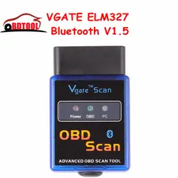 Новые Супер Мини ELM327 Bluetooth OBDII Vgate elm317 Bluetooth, Wi-Fi ELM327