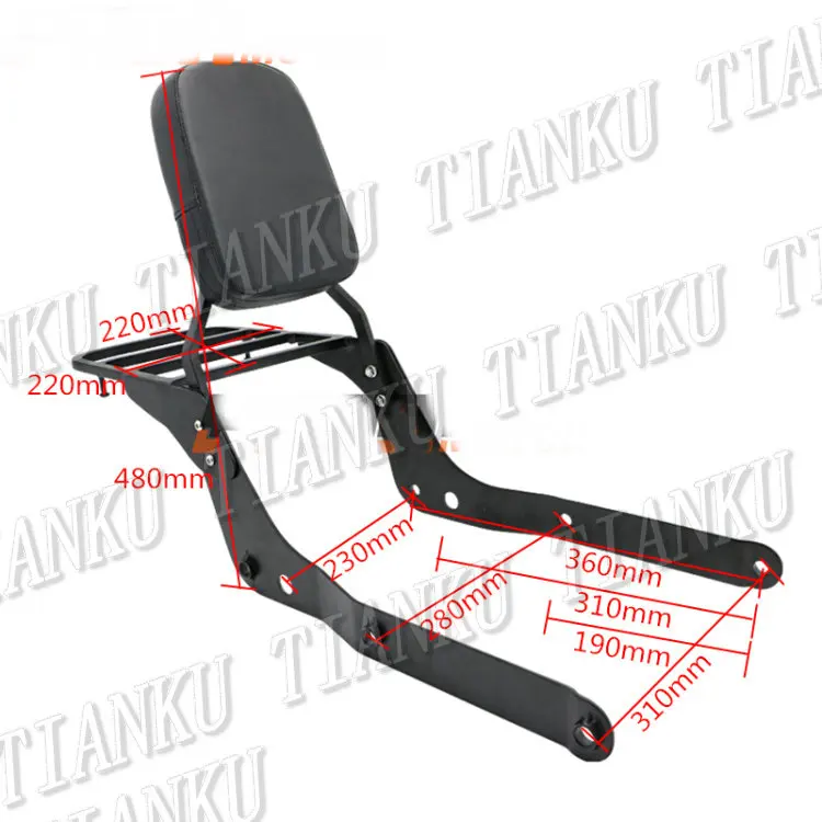 Хромированный багажник для Honda Shadow VT750 VT750C Aero 2004 2012|Уход| |