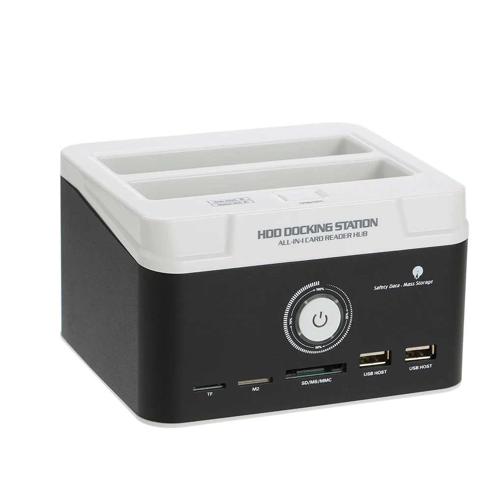 Многофункциональный 2," /3,5" USB 3,0 на внешний жесткий диск SATA док-станция для чтения карт USB концентратор с OTB/OTC автономный клон