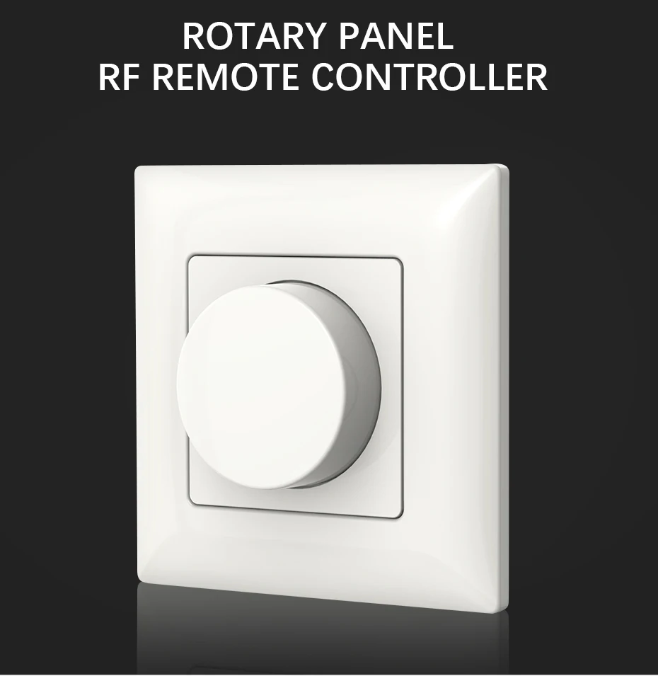 Светодиодный контроллер RGB DC12V 24V 12A 3CH 2,4G поворотная панель RF беспроводной пульт дистанционного управления для светодиодной ленты RGB светильник