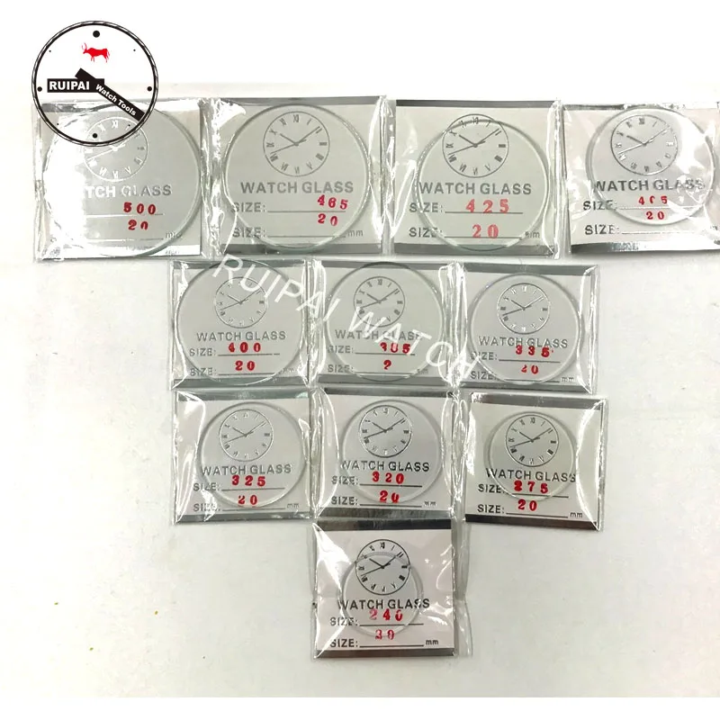 106 шт толщина 2,0 мм минеральное стекло es набор 25 мм до 50 мм плоское Круглое стекло для часов замена стекла