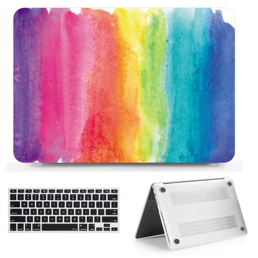 Чехол для планшета цветной печати Жесткий Чехол для 11 12 13 15 дюймов Macbook pro Air Touch Bar& ID ноутбук Retina чехол A2159 A1932