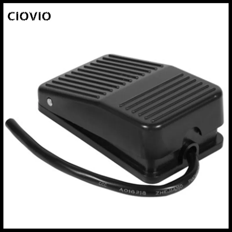 Nonslip Metal Momentary Electric Power Foot Pedal Switch  