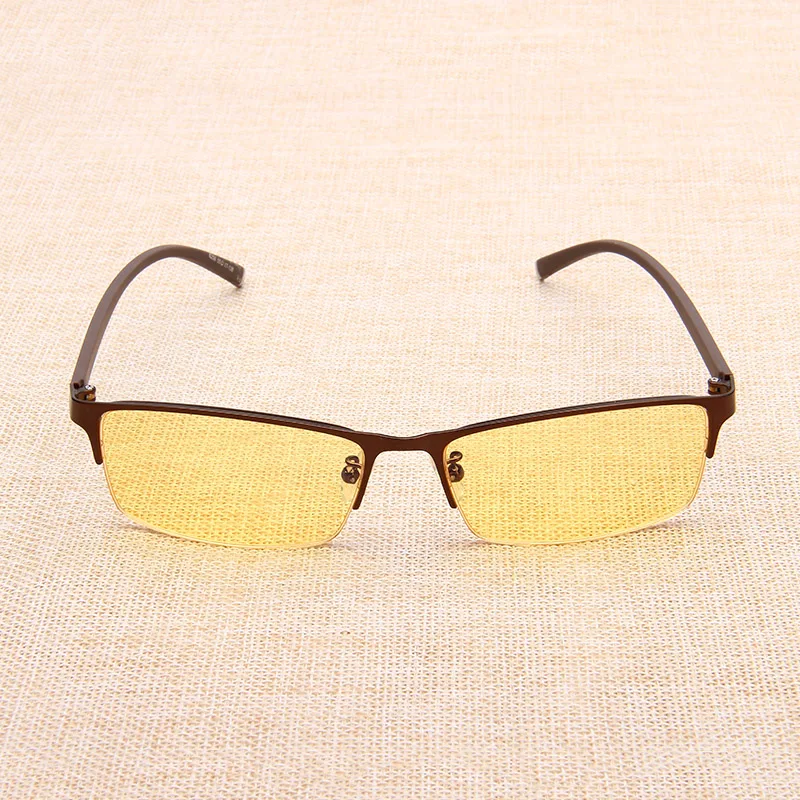 Yellow/Clear Computer Glasses Men Women Anti Blue Radiation Antifatigue