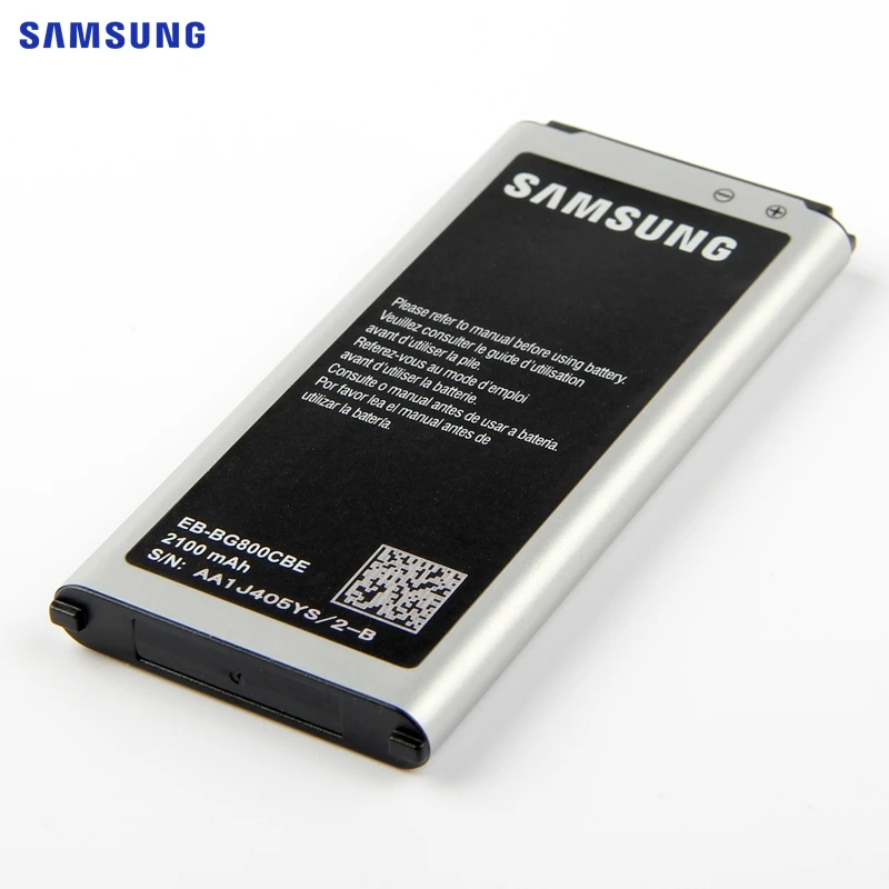 SAMSUNG сменный аккумулятор EB-BG800CBE для Samsung GALAXY S5 mini S5MINI SM-G800F G870a G870W EB-BG800BBE 2100mAh NFC