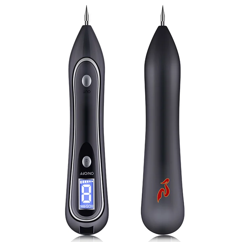 

Mole Removal Pen Professional Removal Tool Kit 8 Strength Levels Beauty Pen with LCD Display HS11