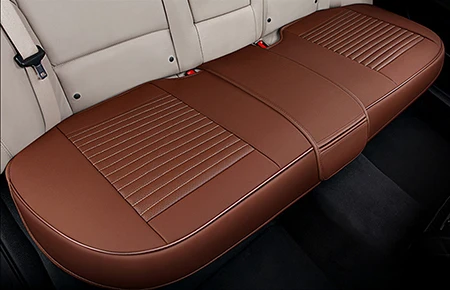 Универсальный кожаный чехол для сидения автомобиля Автомобильный Стайлинг для BMW e30 e34 e36 e39 e46 e60 e90 f10 f30 x3 x5 x6 X1 530i 2010-2004 стайлинга автомобилей - Название цвета: 1pcs back Orange
