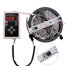 DC12V WS2811 Led RGB полосы с 133 управление 5050 SMD адресуемый 30/60 светодиодов/m Пиксели внешний 1 IC control 3 светодиода 1 м 5m16. 5ft