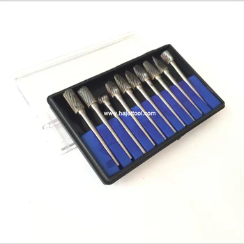 

Free Shipping jewelry tools Tungsten Carbide Burs Set 3mm shank single line tungsten steel deburring tools 100pcs/lot 10 boxes