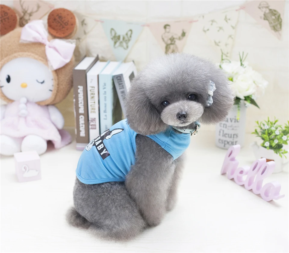 Dog Clothes Summer Clothing for Dogs Chihuahua Pet Clothes Cat S M L XL XXL Dogs Pets Clothing Animal Print 4 colors (16)