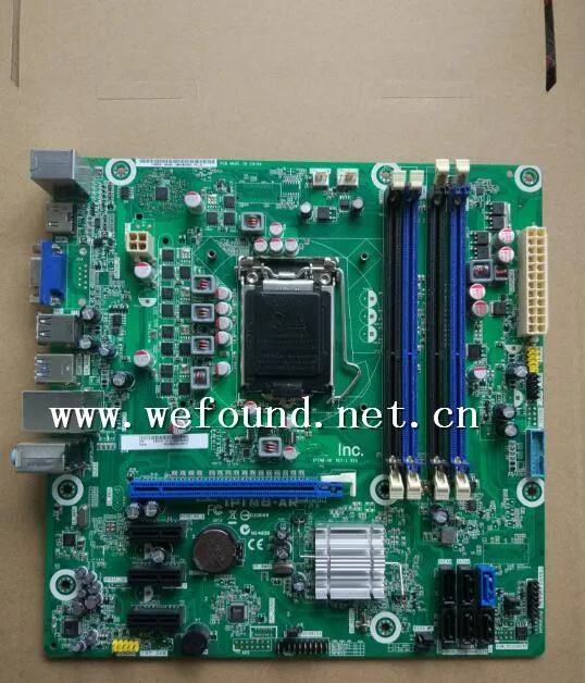 100% рабочая десктопная материнская плата для Φ DX4870 1155 B75 DDR3 системная полностью