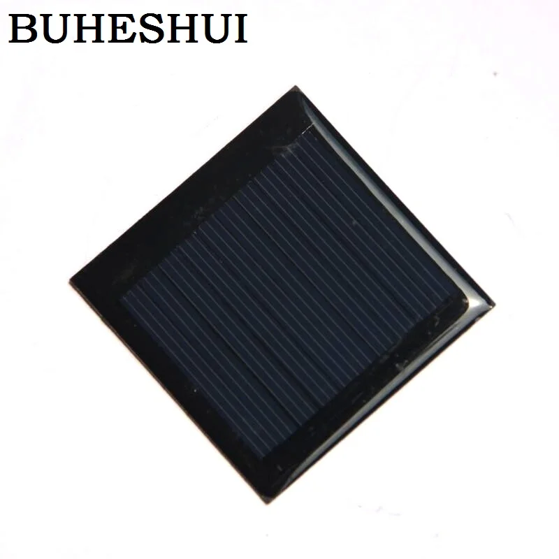 

BUHESHUI 5V 50mA Mini Solar Cell Polycrystalline 0.25 W DIY Solar Panel 3.6V Battery Education Study Kits Toy 50*50MM 30pcs/lot