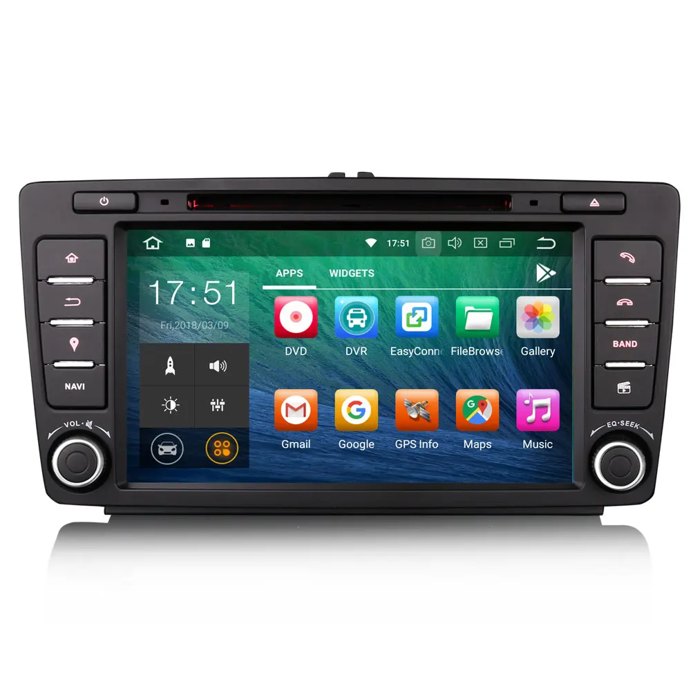 Erisin ES3826s PX30 Android 8 1 Автомобильный мультимедийный плеер &quotавтомобильный DVD gps для