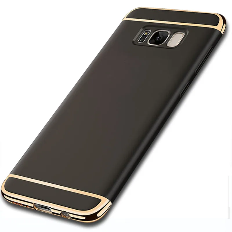 YueTuo Роскошный чехол 3 в 1 для Samsung Galaxy S8 plus S 8 S8plus Оригинальный ультратонкий матовый