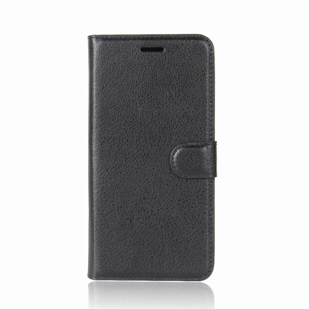 Чехол книжка из искусственной кожи с отделением для карт и подставкой Alcatel