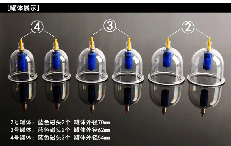 Chinese Medical Cupping Sets Device 24 Cups Vacuum Cupping Set Healthy Massage-5