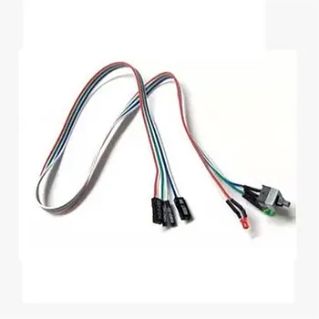 

PC Adapter 55cm ATX PC Computer Motherboard Power Cable Connector Switch On/Off/Reset with LED Light Accessories Wholesale