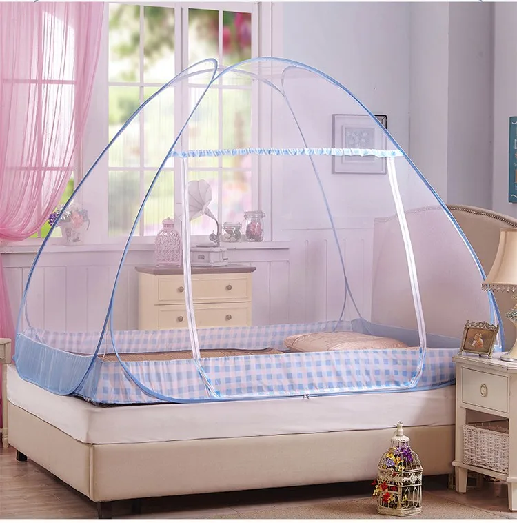 Синий Розовый переносная противомоскитная сетка для двойной кровати, 1,0 м москитные сетки для студентов детская двухъярусная кровать, складная палатка кровать, Moustiquaire