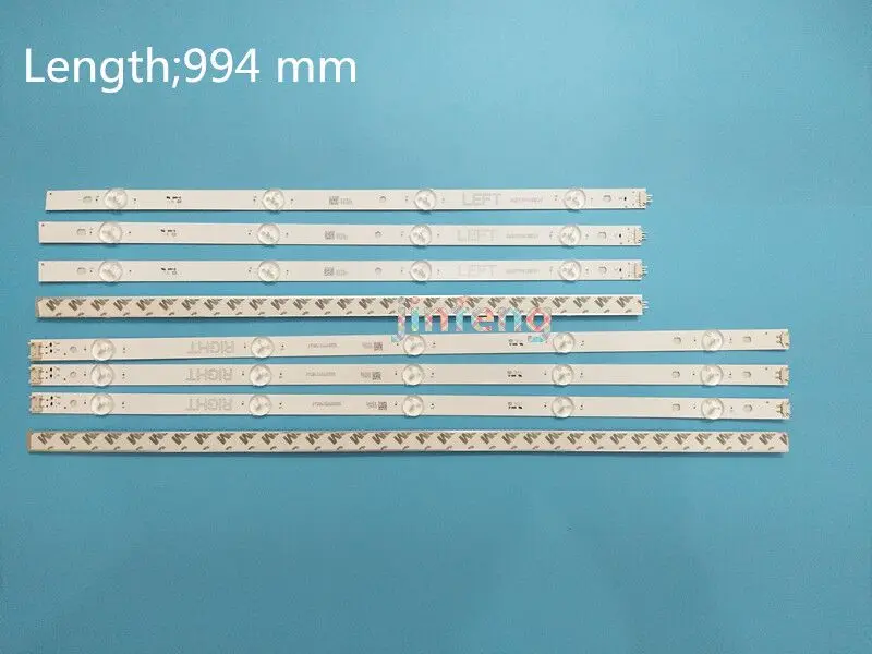 5 комплектов = 40 шт. светодиодная подсветка для LG TV 49UJ630V 49LJ5500 NC490DUE-AAFX1-41CA GAN01-1294A-P1 |