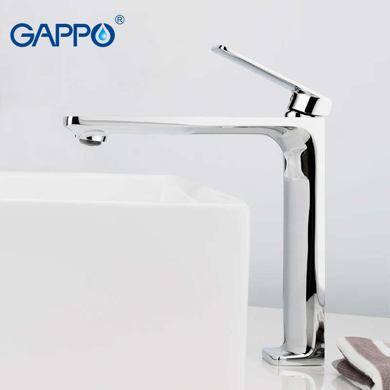 GAPPO Basin Faucets water taps tall bathroom faucet basin sink mixers deck mounted Brass Wire Drawing Faucet tap | Обустройство дома