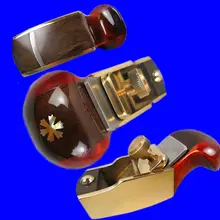 Excellent Thumb brass+maple+blackwood convex bottom plane 79mm violin making woodworking luthiertools craft plane