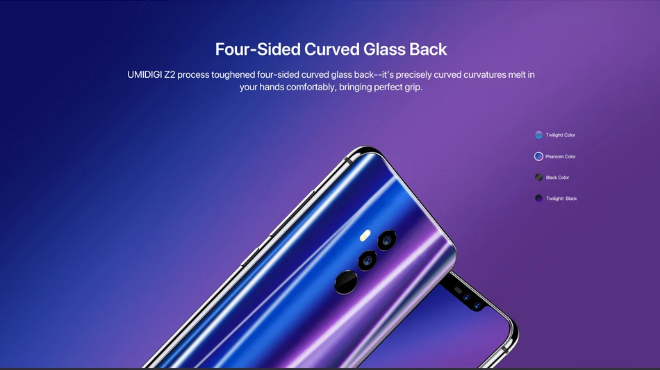 UMIDIGI Z2 Pro / Z2 Ceramic Edition 4G LTE Smartphone 6GB 128GB Helio P60 Octa Core 16MP 8MP Wireless Charger 3550mAh Cellphone best pocophone