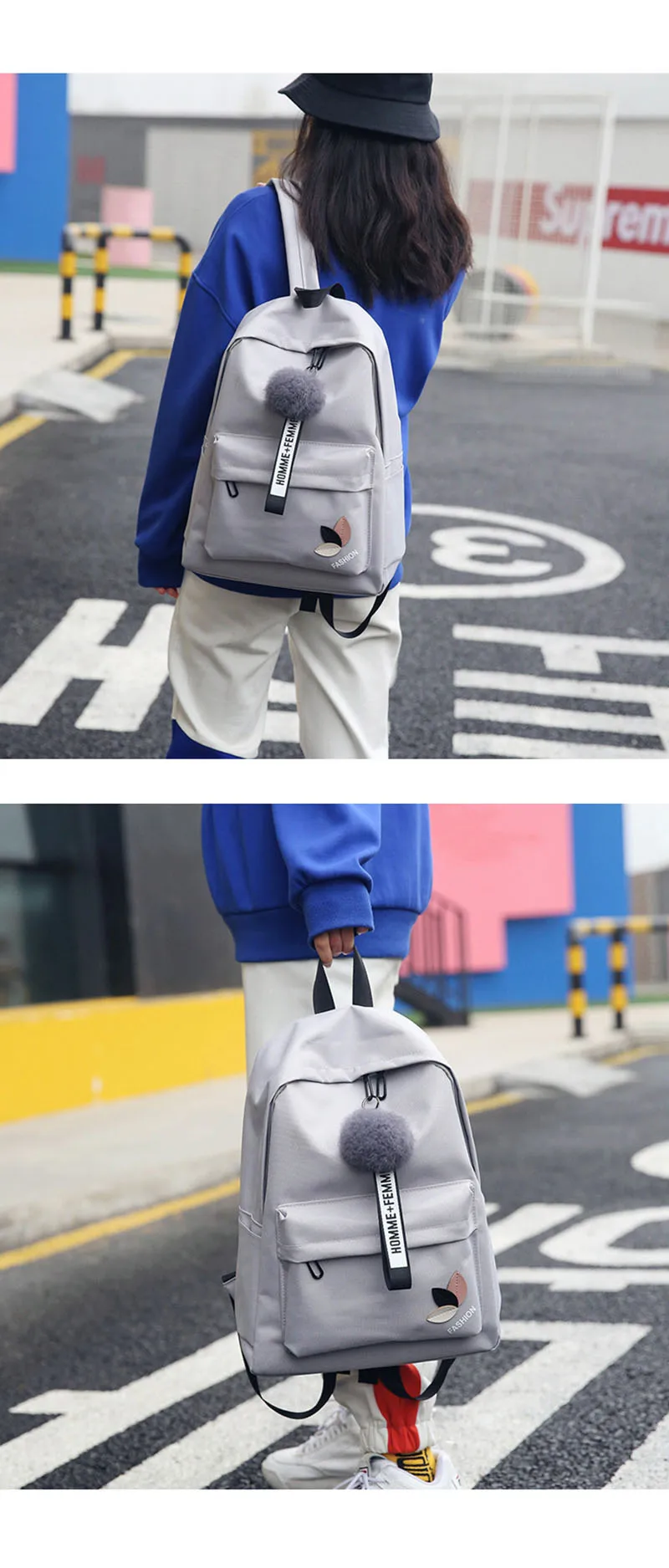New Women's Nylon Backpack Female Backpacks School bag For Girls Fashion Rucksack Waterproof Travel Bag Bolsas Mochilas