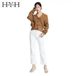 HYH Haoyihui 2019 новые модные поступления в европейском и американском стиле Простые приёмные остроумные горячая распродажа Женские однотонные