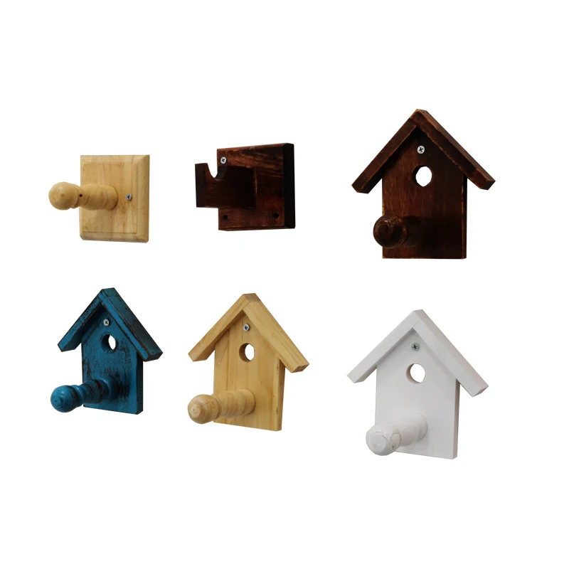 Clothes hats  hangers Creative apparel stores display racks with solid wood hooks on the wall to display hanger hooks decoration