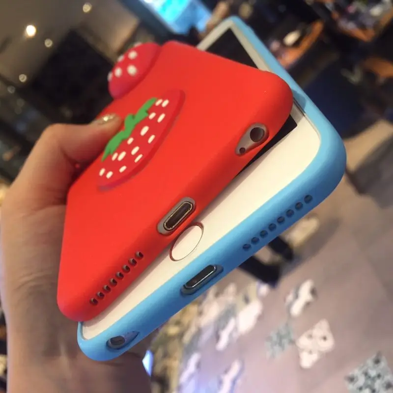 For Vivo V15 Pro V11 V11i Y91 Y91i Y95 Y91C Y81 Y85 V9 Y53 Case Soft 3D Fruit Banana Pineapple Cherry Watermelon Cactus Cover