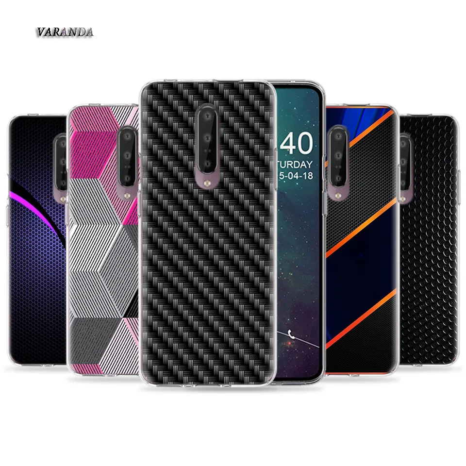 Best Car Carbon Cibre Print Case for Oneplus 7 Pro 5G 6T 6 Silicone Fundas Capa Ultra Thin Slim TPU Phone Coque Cover 1+ 7 7Pro 5G 6T