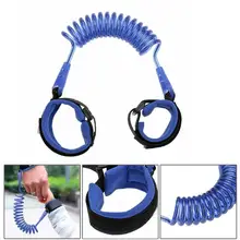 1,5 м Детская безопасность анти-потеря соединитель на запястье веревка жгут дети прогулки Ручной ремень дети двойной безопасности Пряжка браслет Тяговый канат