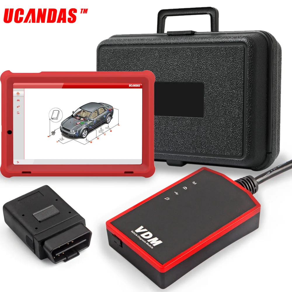 UCANDAS VDM Wi-Fi автомобильный диагностический планшет сканер OBD2 полная система диагностический инструмент OBD 2 Масляный сервис EPB SAS остальные диагностические инструменты