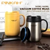 Hot Sale Pinkah Coffee Thermo Mug 350ml 460ml Office Vacuum Flasks Home Thermos Cup With Handle Insulated Mug Thermos As Gift ► Photo 3/6