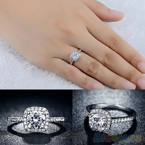 

Hot Women's White Zircon Crystal Engagement Wedding Jewelry Cute Wedding Ring 5U1Q 6SN8 7FQ9 BDEL